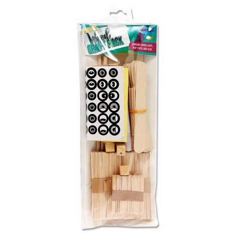 Crafty Bitz Craft Pack  Wood Shapes