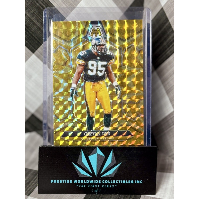 Greg Lloyd 2024 Panini Mosaic Yellow Reactive #233 Pittsburgh Steelers (ONLINE ORDER ONLY)