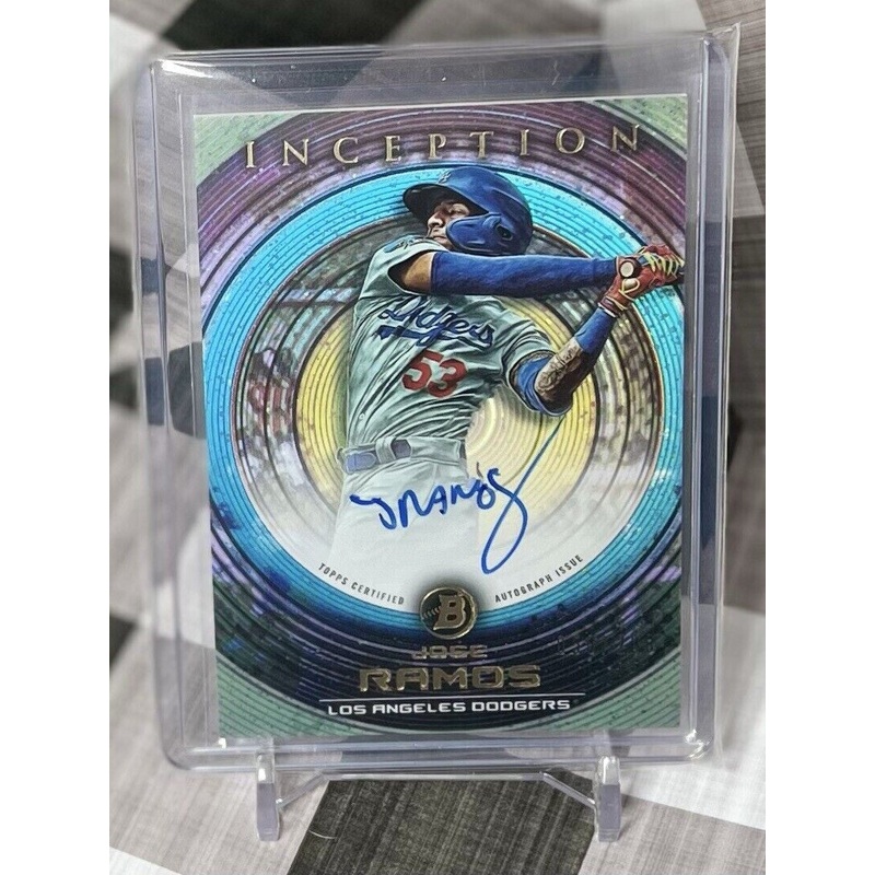 Jose Ramos 2022 Bowman Inception PROSPECT AUTO BLUE #PA-JR – Dodgers SP On Card (ONLINE ORDER ONLY)