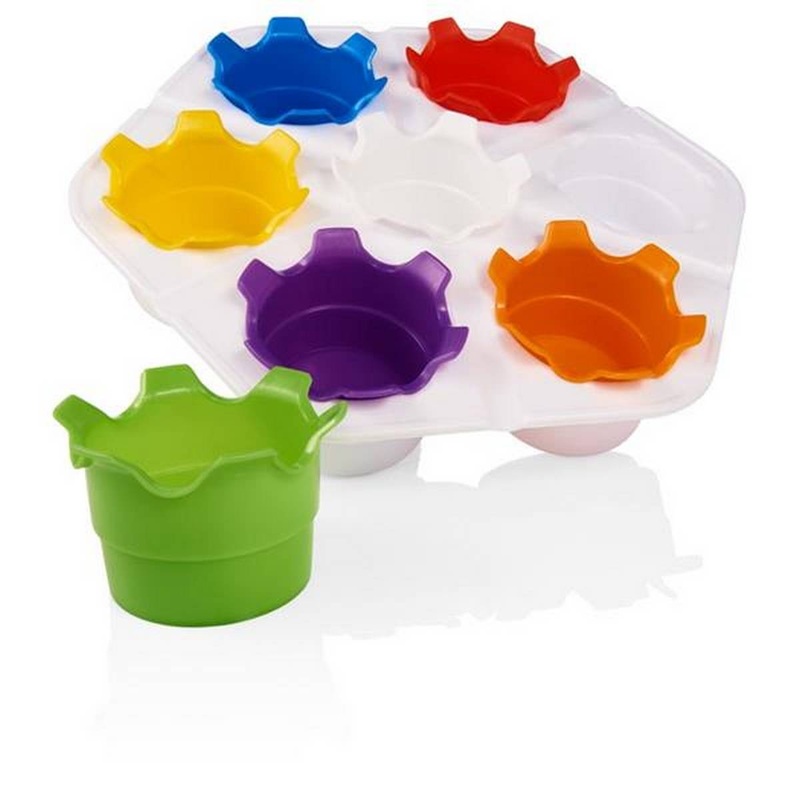 Paint Pots With Tray Set of 6