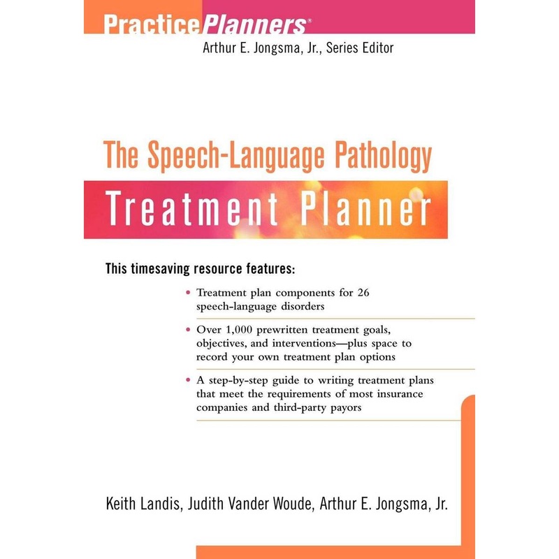 Speech-Language Pathology Treatment Planner (PracticePlanners)