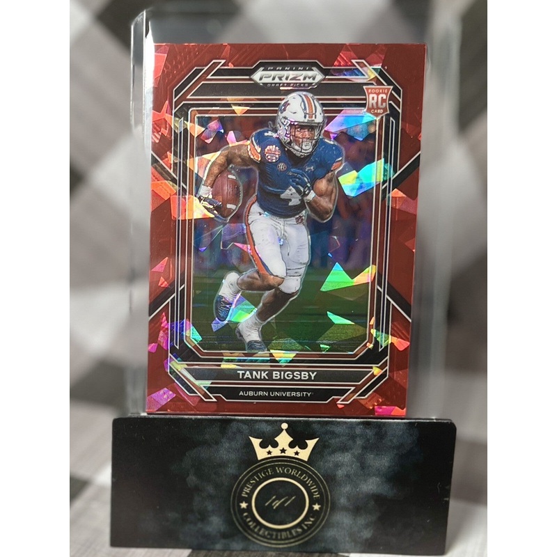 Tank Bigsby 2023 Panini Prizm Draft Picks Red Cracked Ice #122 Auburn & Jags (ONLINE ORDER ONLY)