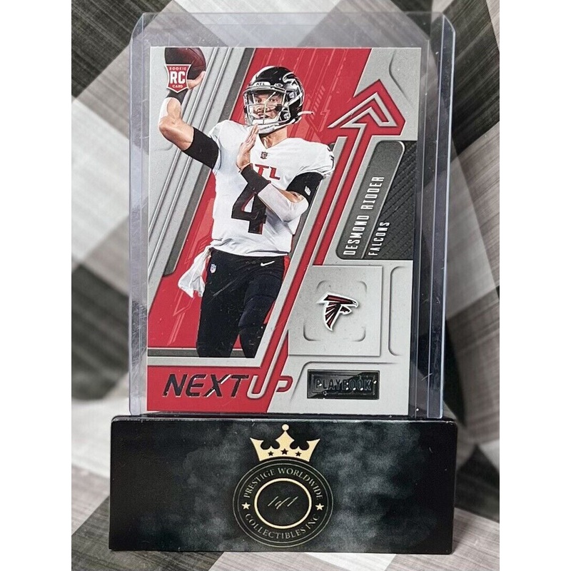 Desmond Ridder 2022 Panini Playbook Next Up Rookie #NU-4 Atlanta Falcons RC (ONLINE ORDER ONLY)
