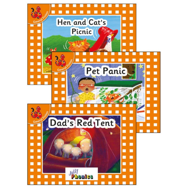Jolly Phonics Decodable Readers Level 0 (Orange Level) Set 2 (pack of 3)