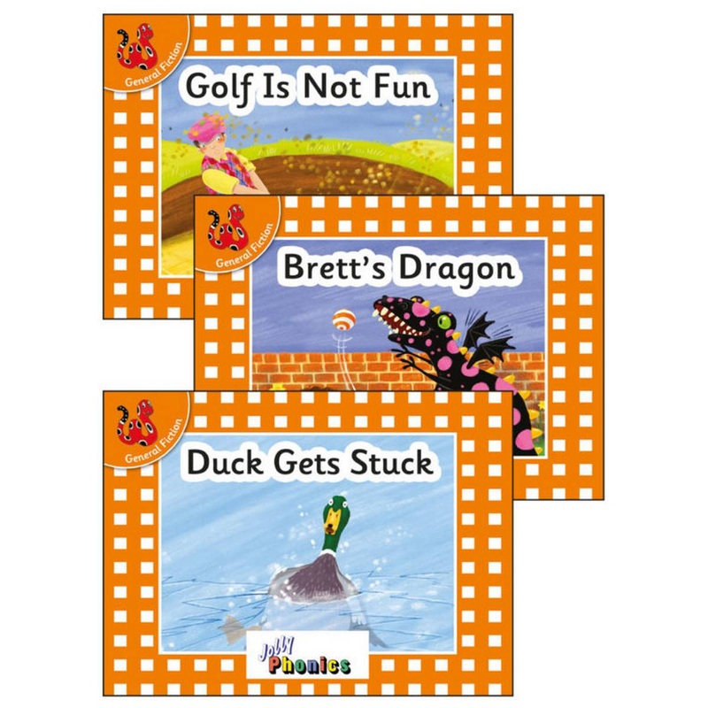 Jolly Phonics Decodable Readers Level 0 (Orange Level) Set 3 (pack of 3)