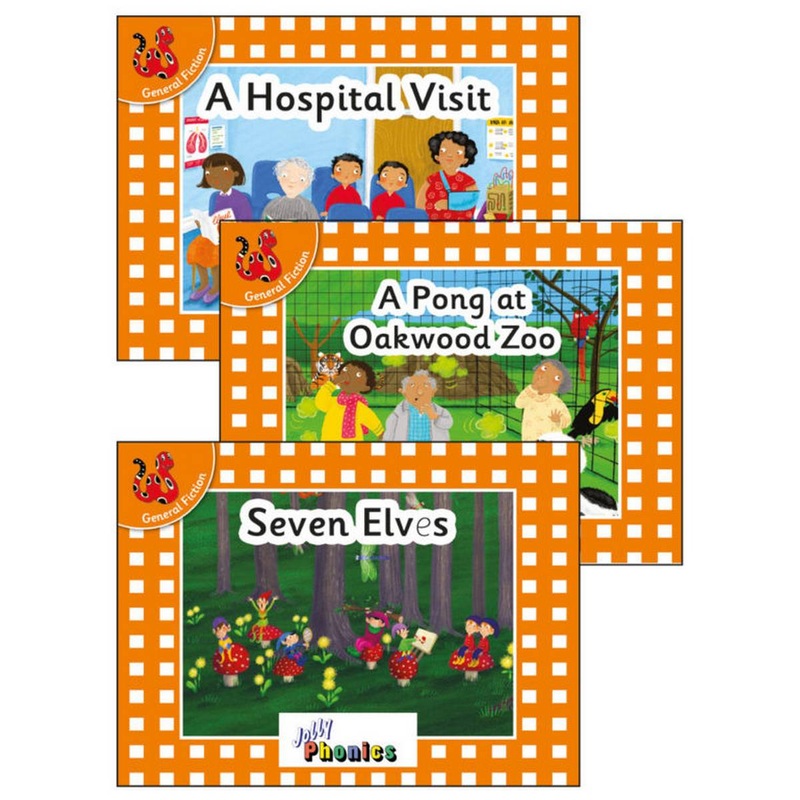 Jolly Phonics Decodable Readers Level 0 (Orange Level) Set 5 (pack of 3)