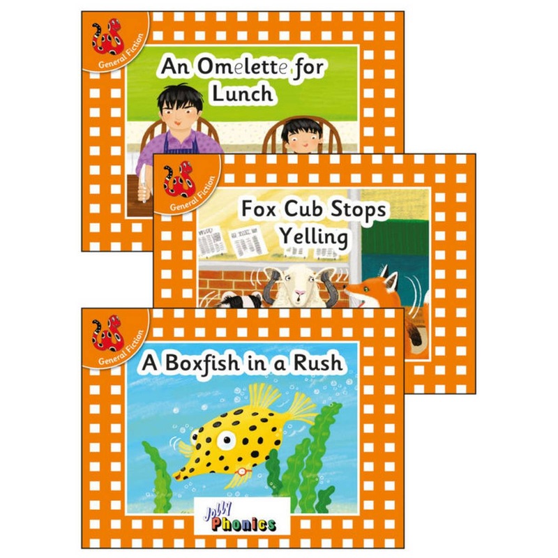 Jolly Phonics Decodable Readers Level 0 (Orange Level) Set 6 (pack of 3)