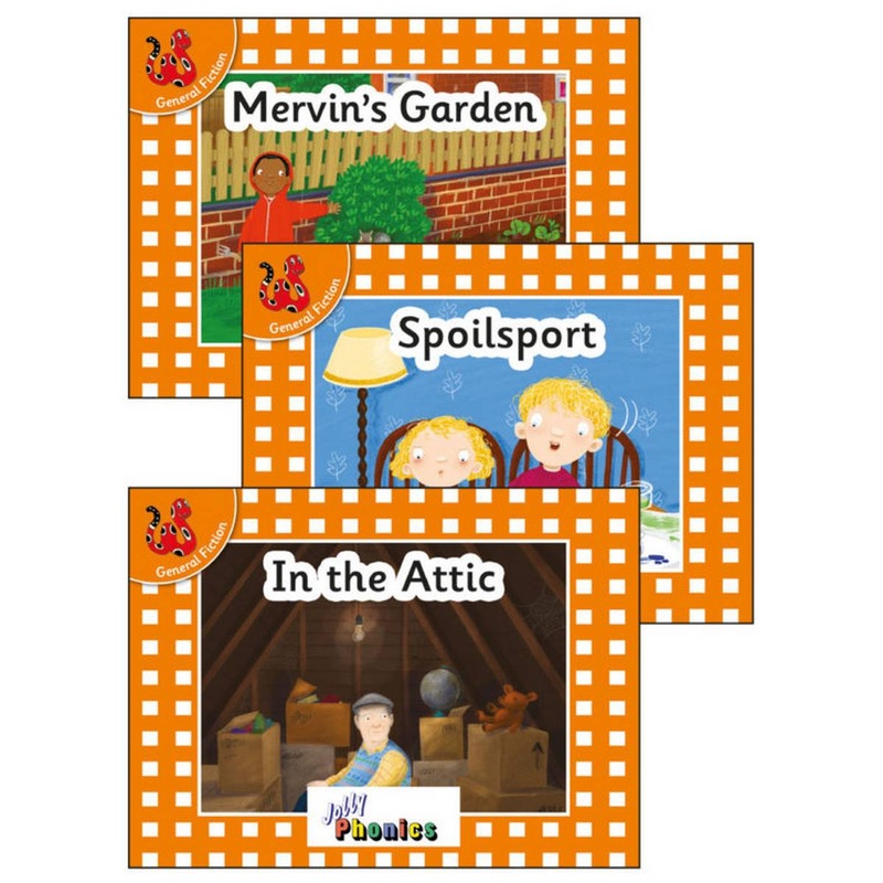 Jolly Phonics Decodable Readers Level 0 (Orange Level) Set 7 (pack of 3)