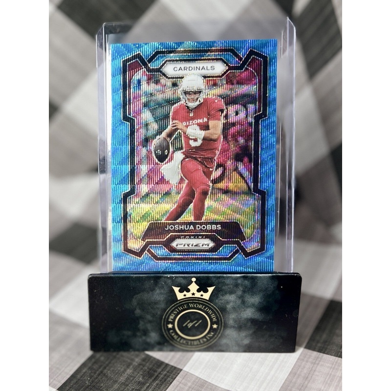 Joshua Dobbs 2023 Panini Prizm Blue Wave Prizm /199 #3 Arizona Cardinals SP MIN (ONLINE ORDER ONLY)