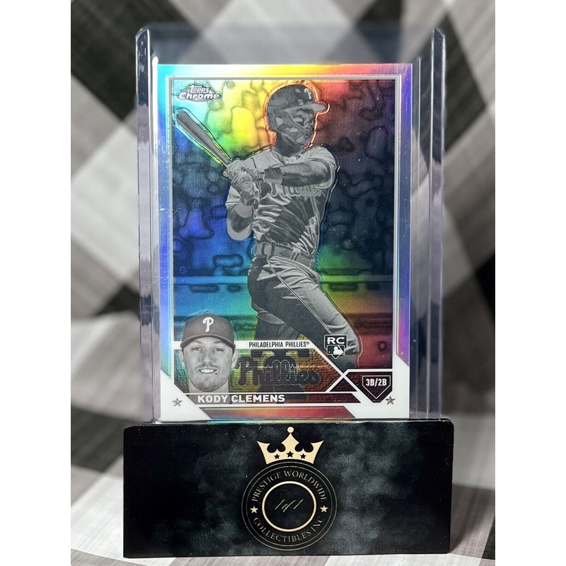 Kody Clemens 2023 Topps Chrome Rookie Reverse Negative Refractor #135 PHI (ONLINE ORDER ONLY)