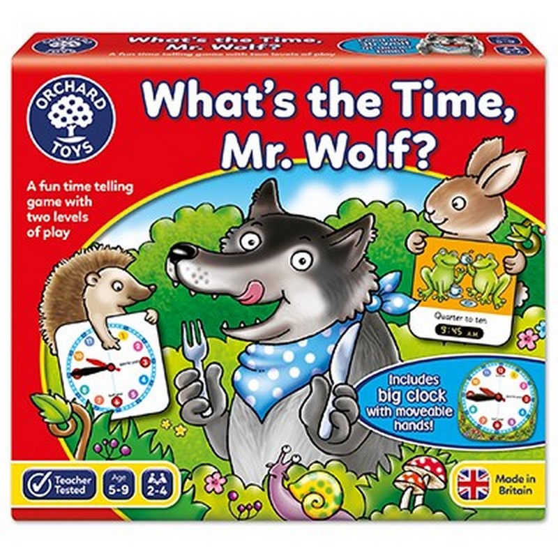 Orchard Toys Whats the Time Mr Wolf?