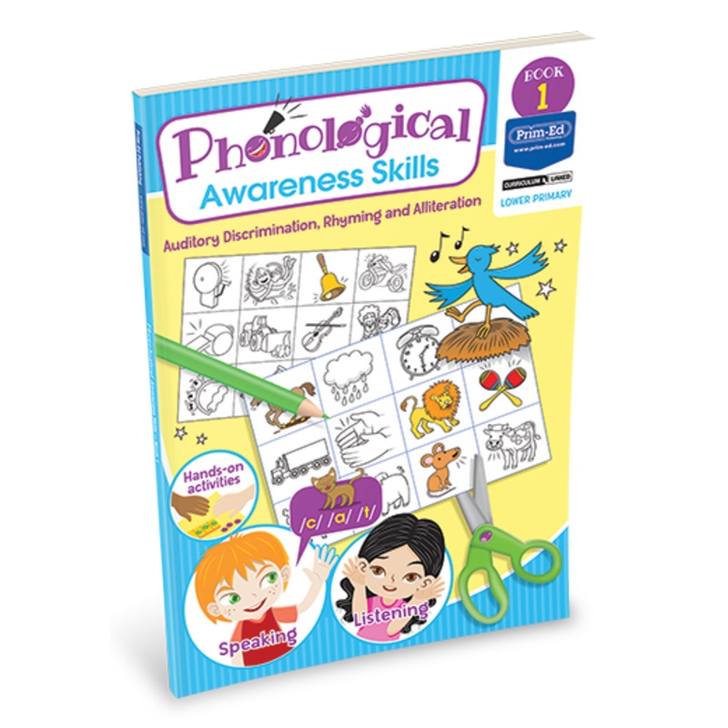 Phonological Awareness Skills Book 1: Auditory Discrimination, Rhyming and Alliteration