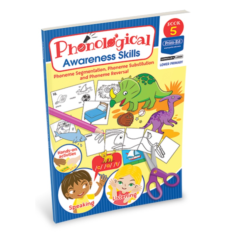 Phonological Awareness Skills Book 5: Phoneme Segmentation, Phoneme Substitution and Phoneme Reversal