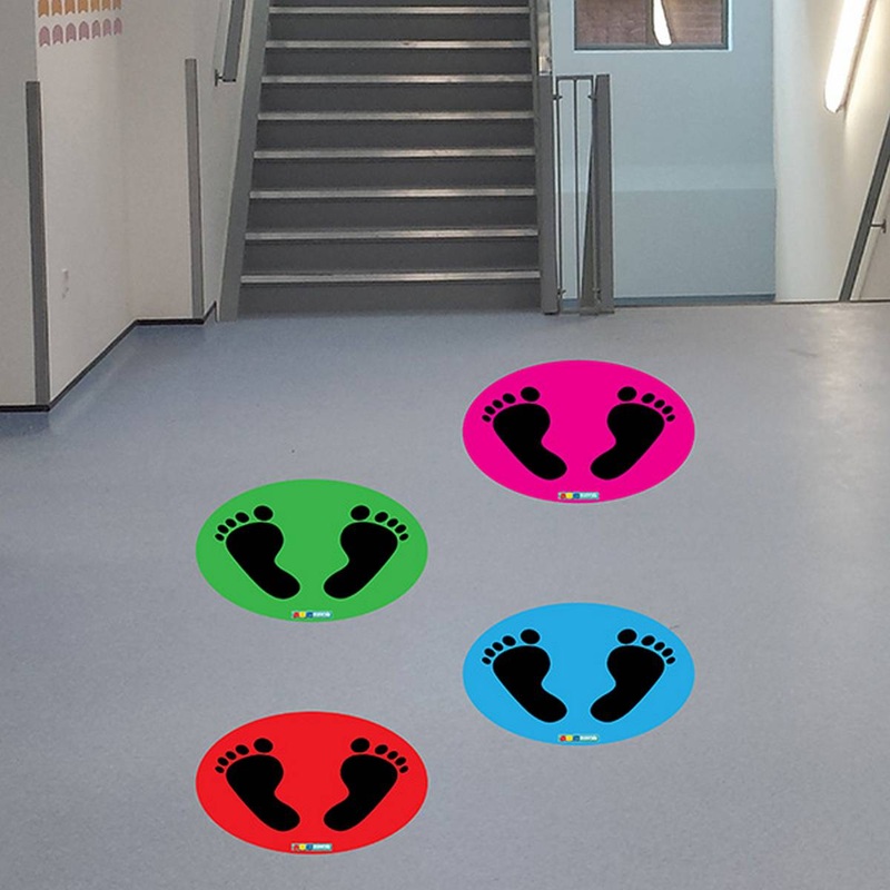 Sensory Floor Sticker Kit: Queue-Marks