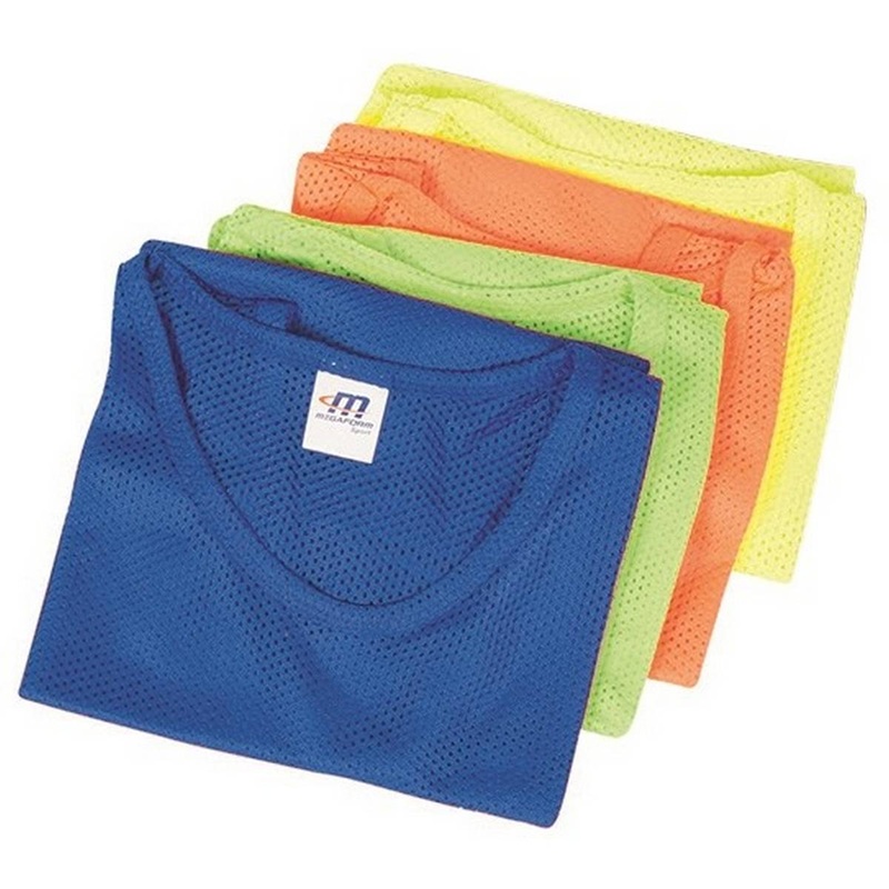 Set of 10 training vests green -medium