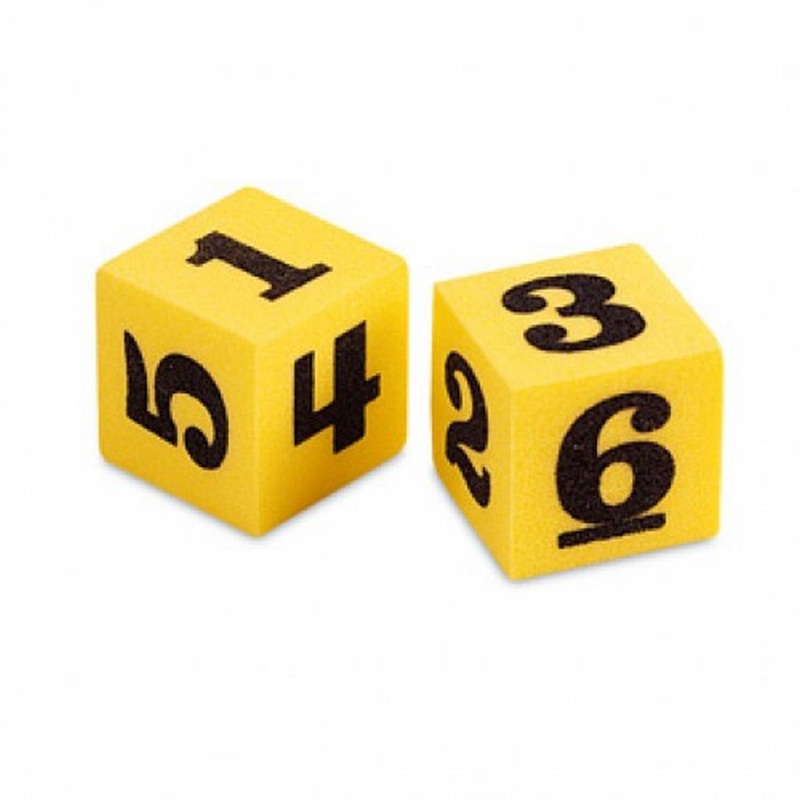 Clever Kidz  Learn & Play Large Soft Dice Pack of 2