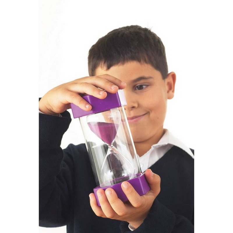 **Large ColourBright Sand Timer  15 Minute (Purple)