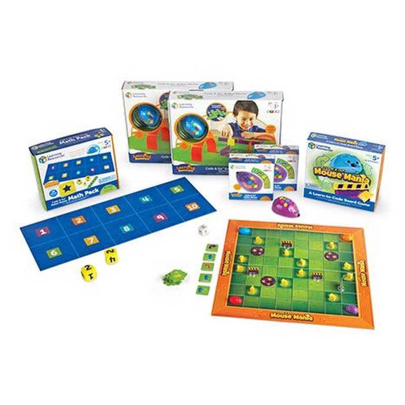 Learning Resources Code and Go Robot Mouse Classroom Set
