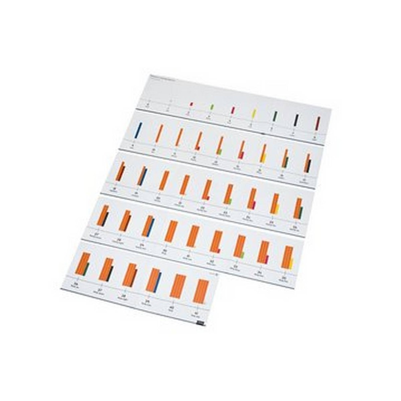 Numicon 0-41 Number Rod Number Line