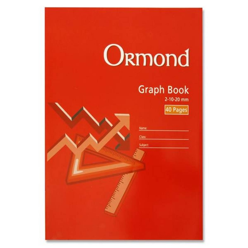 **Ormond A4 40 Page Graph Copy