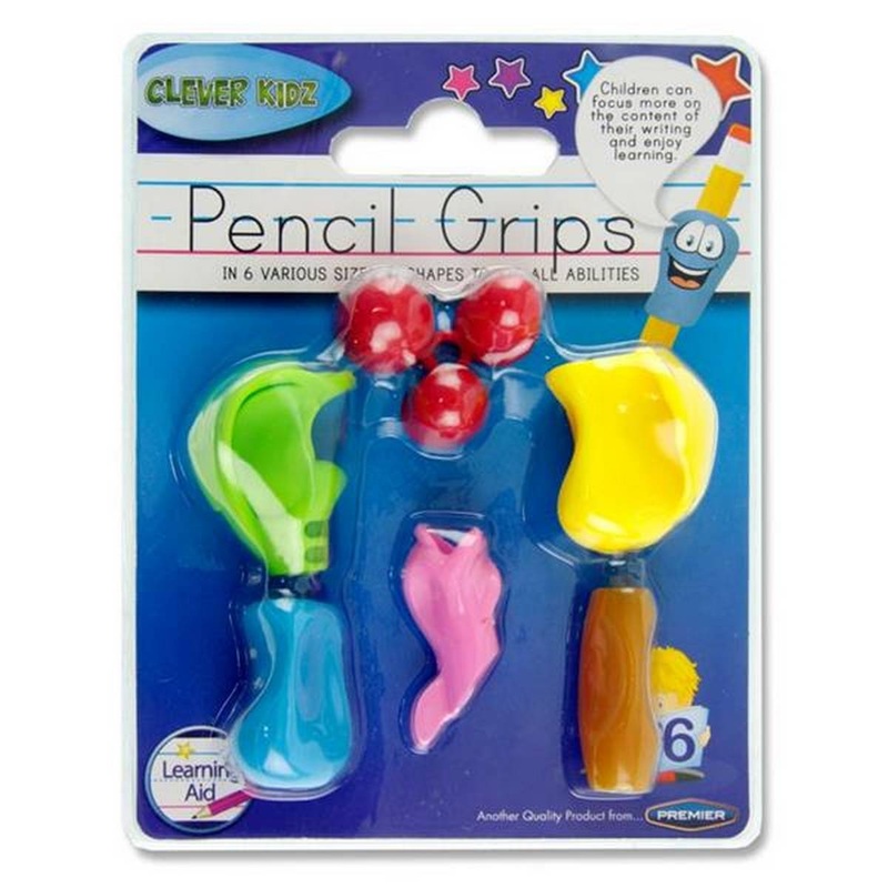 Pencil Grips Assorted Pack of 6