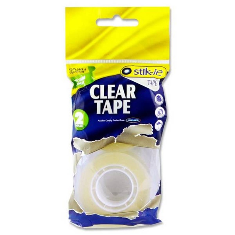 Stik-Ie Pack of 2 Tape  19mmx30m