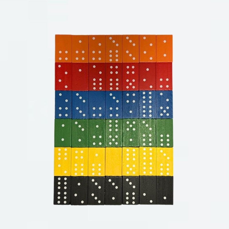 ABC Essentials Wooden Dominoes Set of 168