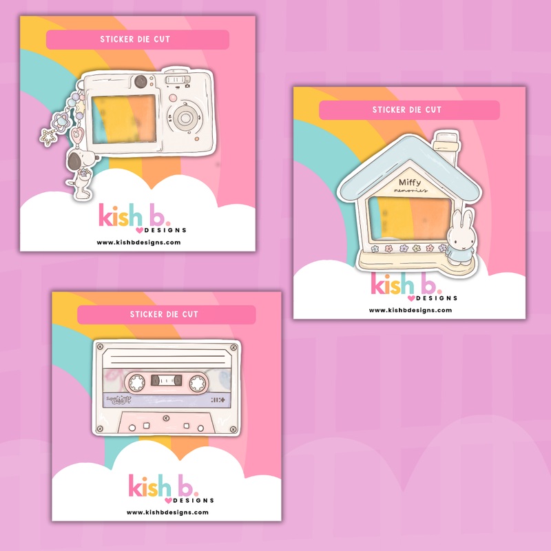 I’m Just A Girl | Peek-a-Boo| Sticker Die Cut(s) (ONLINE ORDER ONLY)