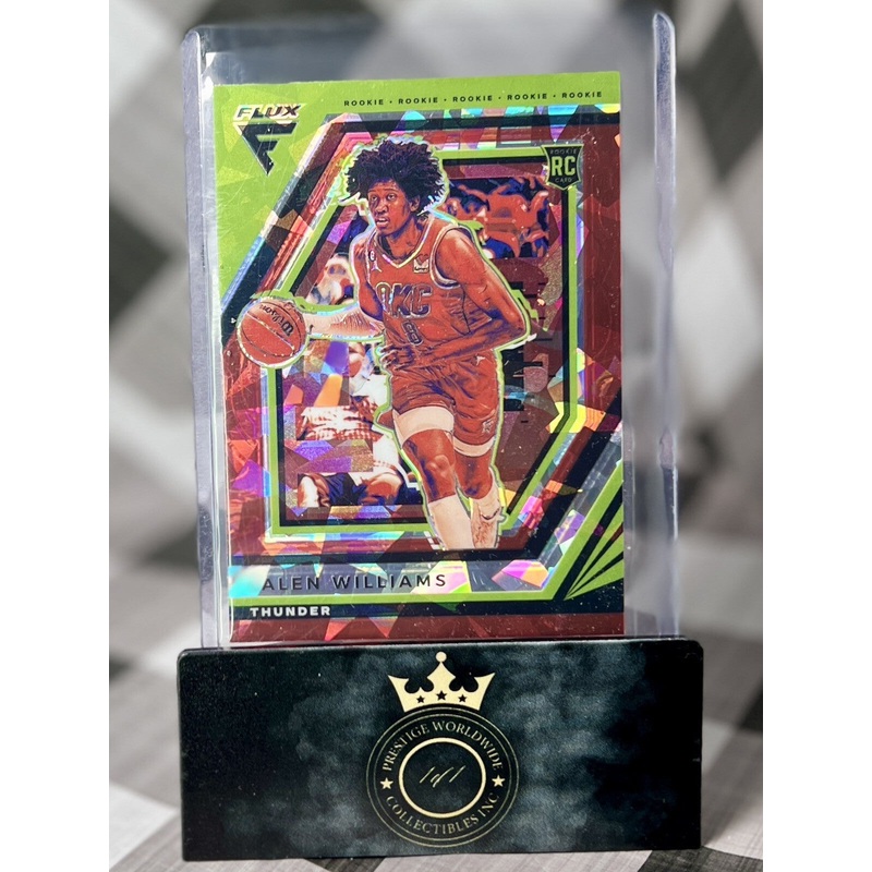 Jalen Williams 2022-23 Flux Red Cracked Ice Rookie #224 Oklahoma City Thunder RC (ONLINE ORDER ONLY)