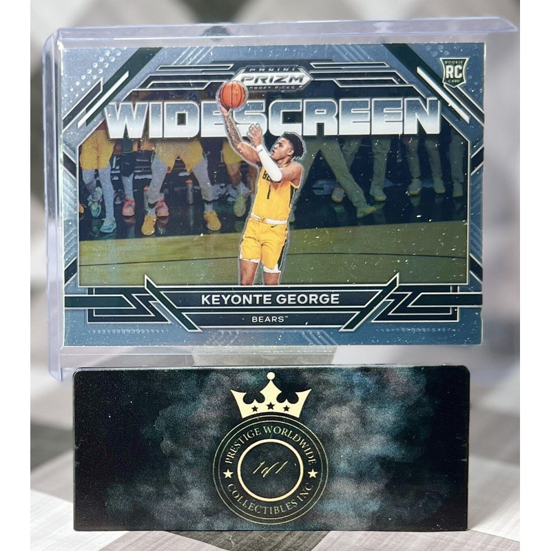 Keyonte George 2023 Prizm Draft Picks Widescreen Rookie #14 Baylor Jazz RC (ONLINE ORDER ONLY)