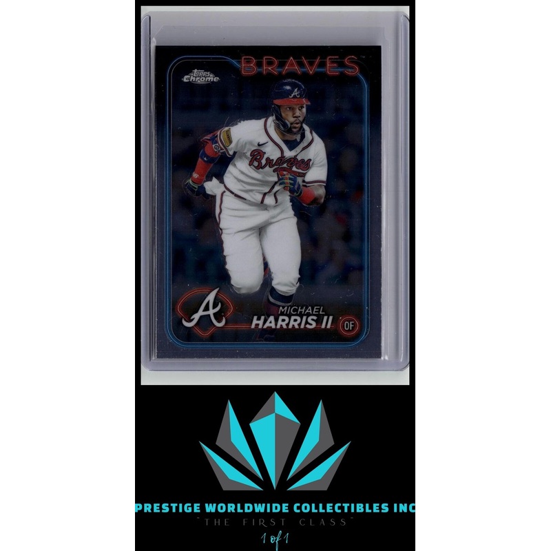 Michael Harris II 2024 Topps Chrome #52 Atlanta Braves (ONLINE ORDER ONLY)