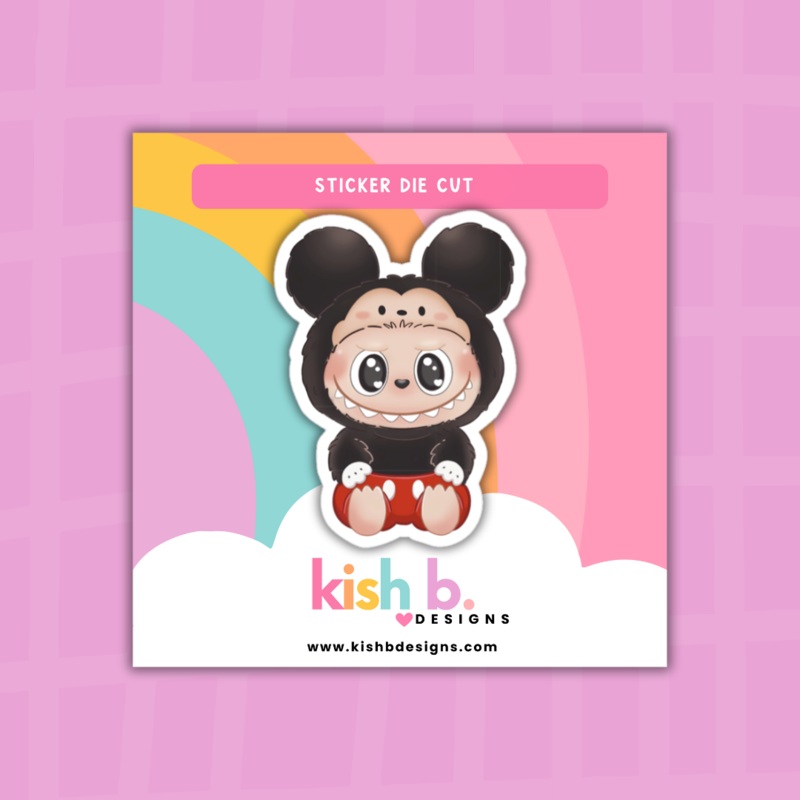 Mickey-Monster| Sticker Die Cut (ONLINE ORDER ONLY)