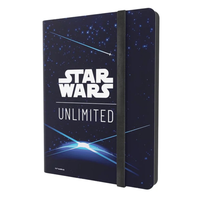 Star Wars: Unlimited 18 Pocket Album – Card Back Blue