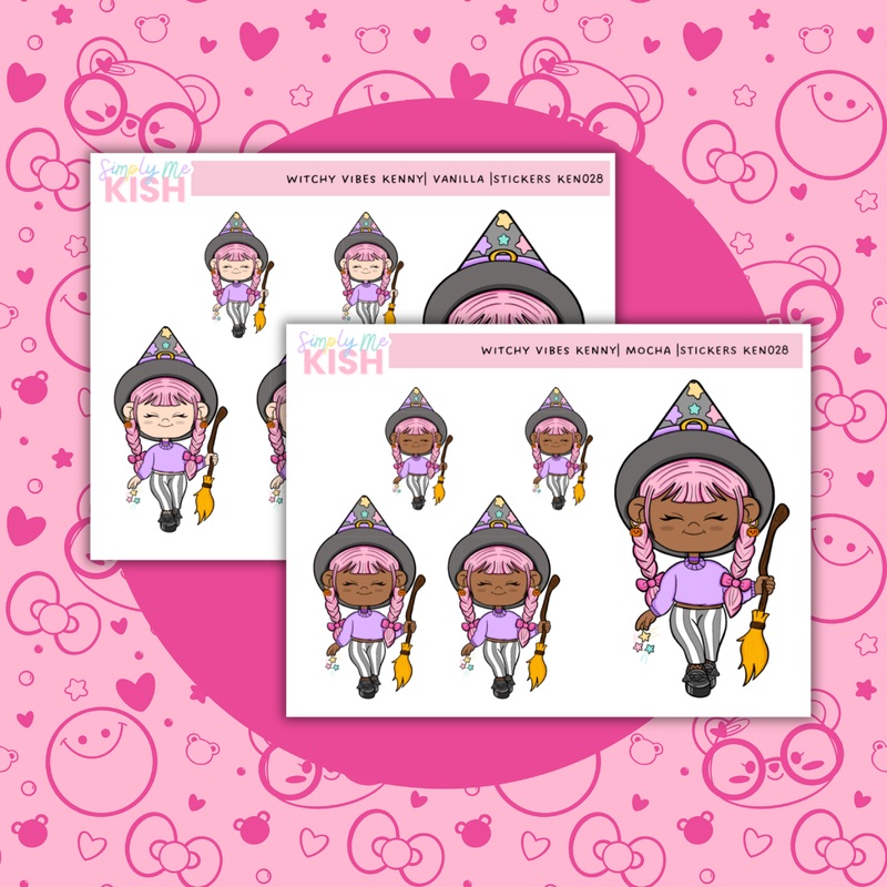 Witchy Vibes Kenny| Kenny Character|  Decorative Stickers (ONLINE ORDER ONLY)