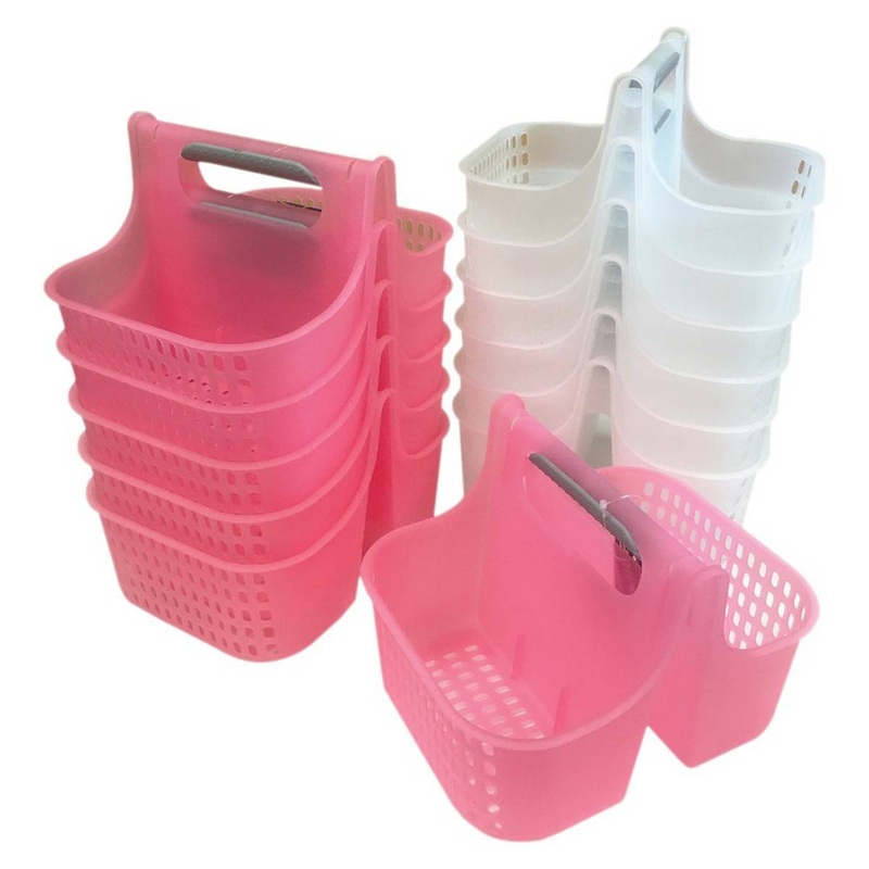 Storage Caddy Bundle  Pink/White