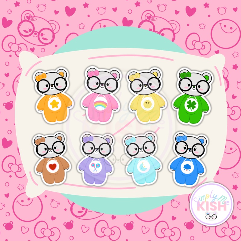 The Cozy Care-a-lots | Sticker Die Cuts (ONLINE ORDER ONLY)
