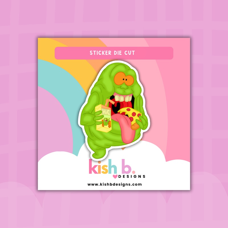 90’s Slime Ghost  | Sticker Die Cut (ONLINE ORDER ONLY)