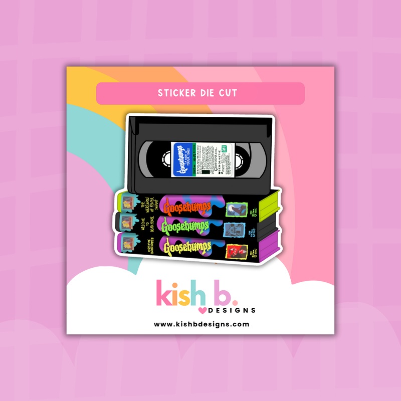 90’s VHS Horror TV Show | Sticker Die Cut (ONLINE ORDER ONLY)