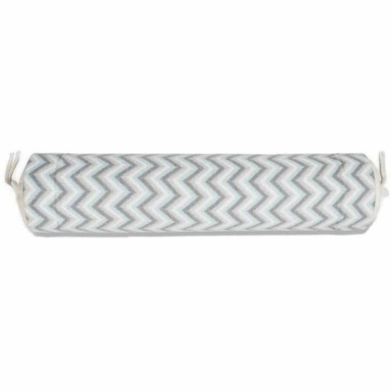 Blue/Gray Crib Footside Protector