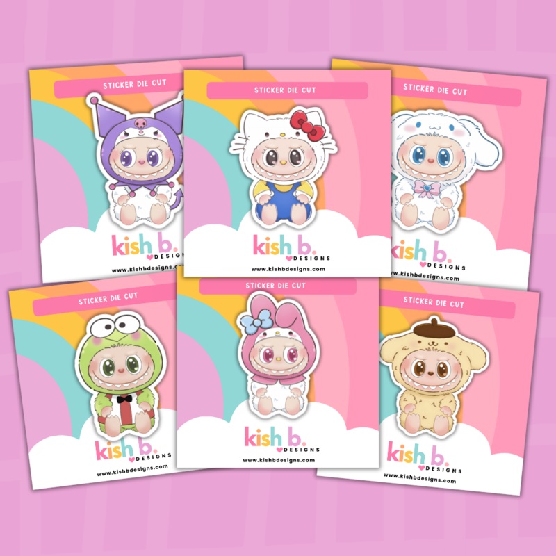 Hello Monsters| Sticker Die Cut (ONLINE ORDER ONLY)