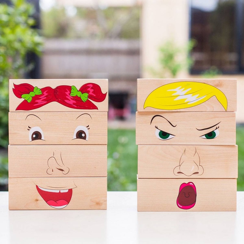 How Am I Feeling Wooden Blocks