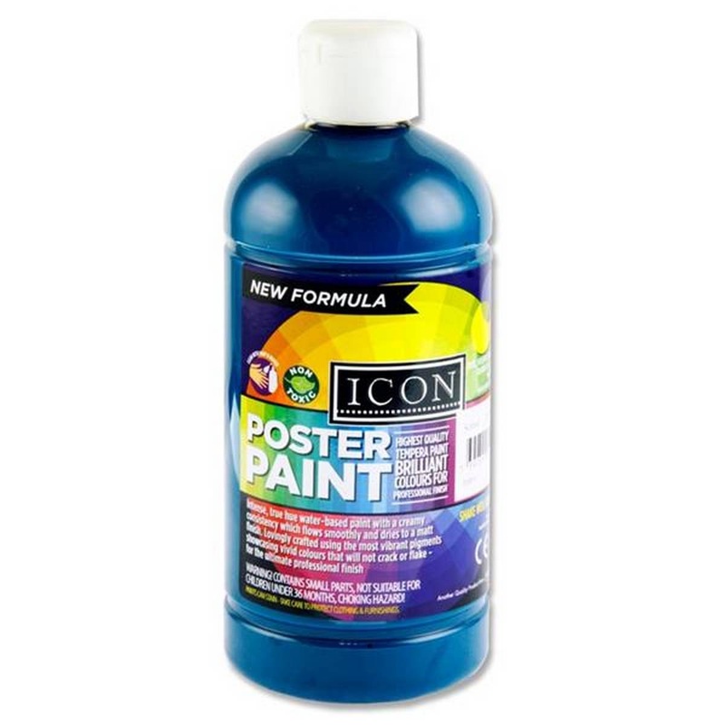 Icon Poster Paint 500ml  Turquoise