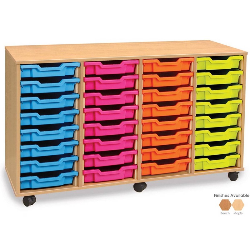 Monarch MEQ32W 32 Tray Shallow Tray Storage Unit