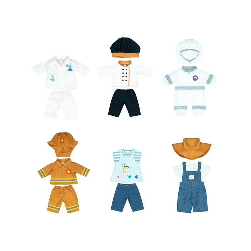 Professional Clothing Sets for 38cm Dolls  Set of 6