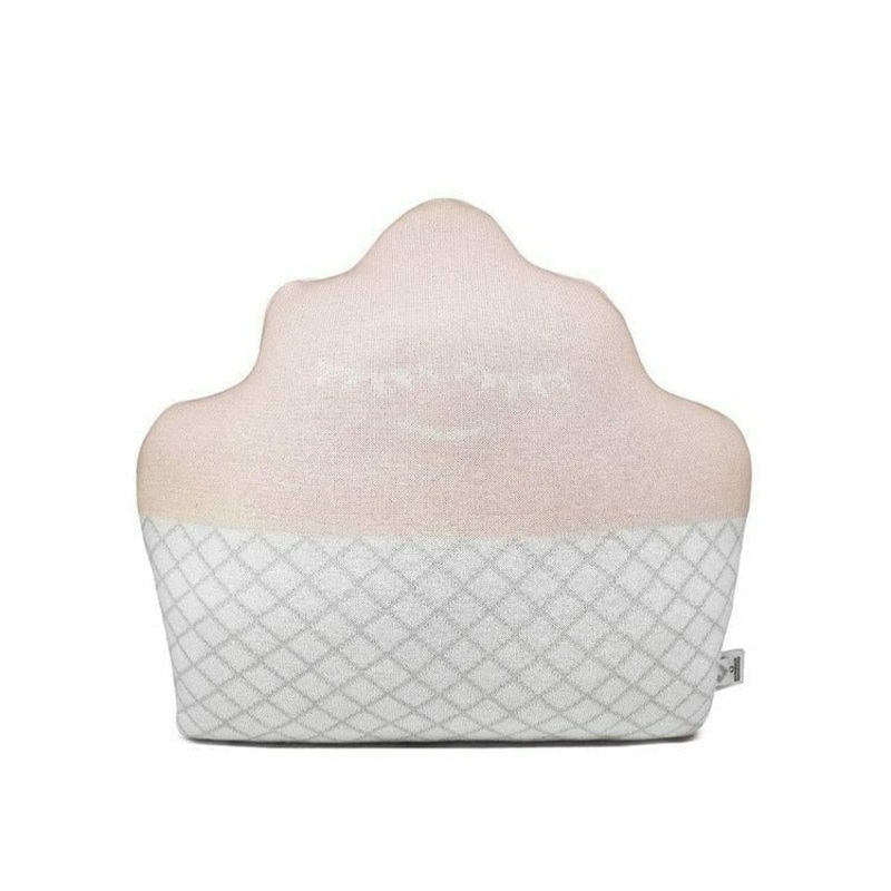 Soft Pink Cupcake Pillow