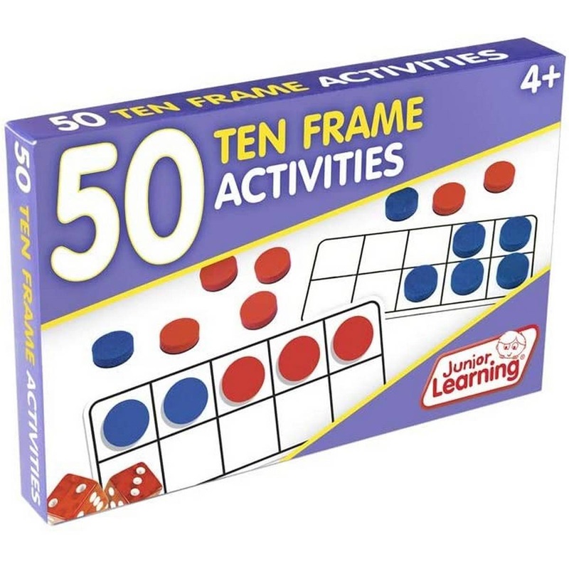 50 Ten Frame Activity Cards
