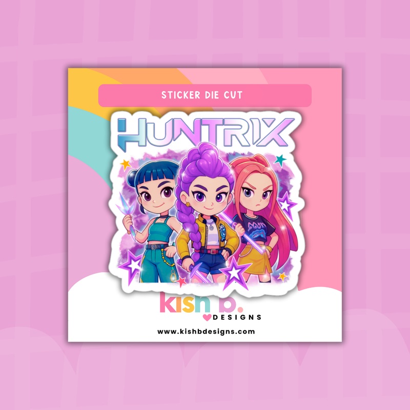 Kpop the Huntrix | Sticker Die Cut (ONLINE ORDER ONLY)