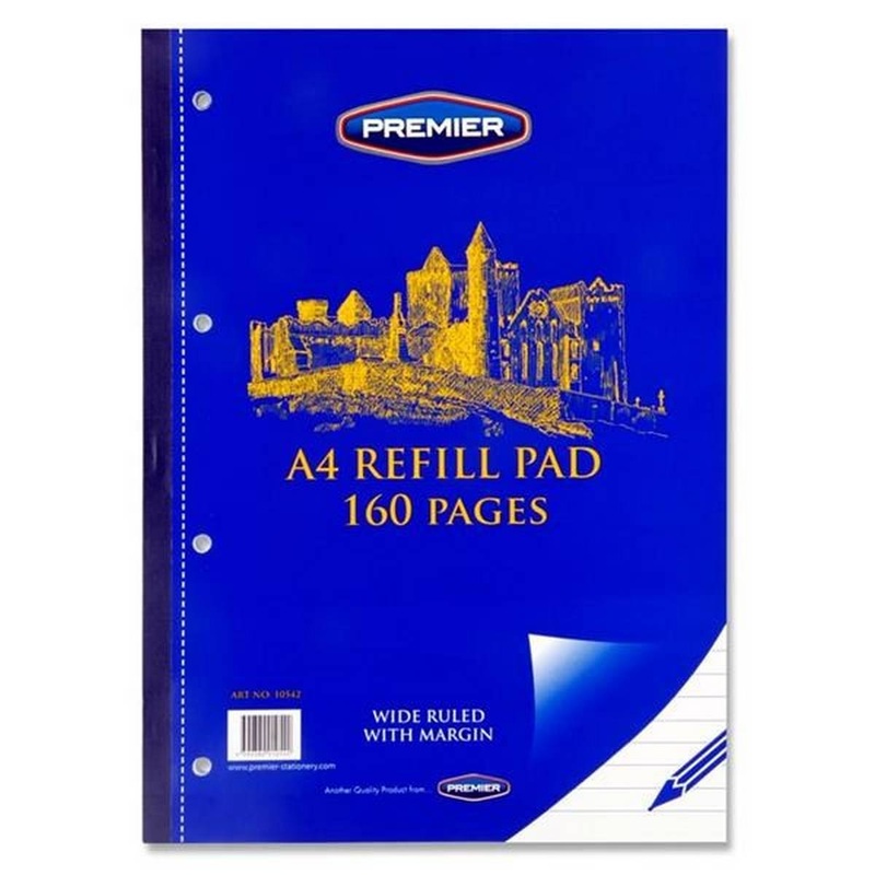 Premier A4 160pg Refill Pad  Side