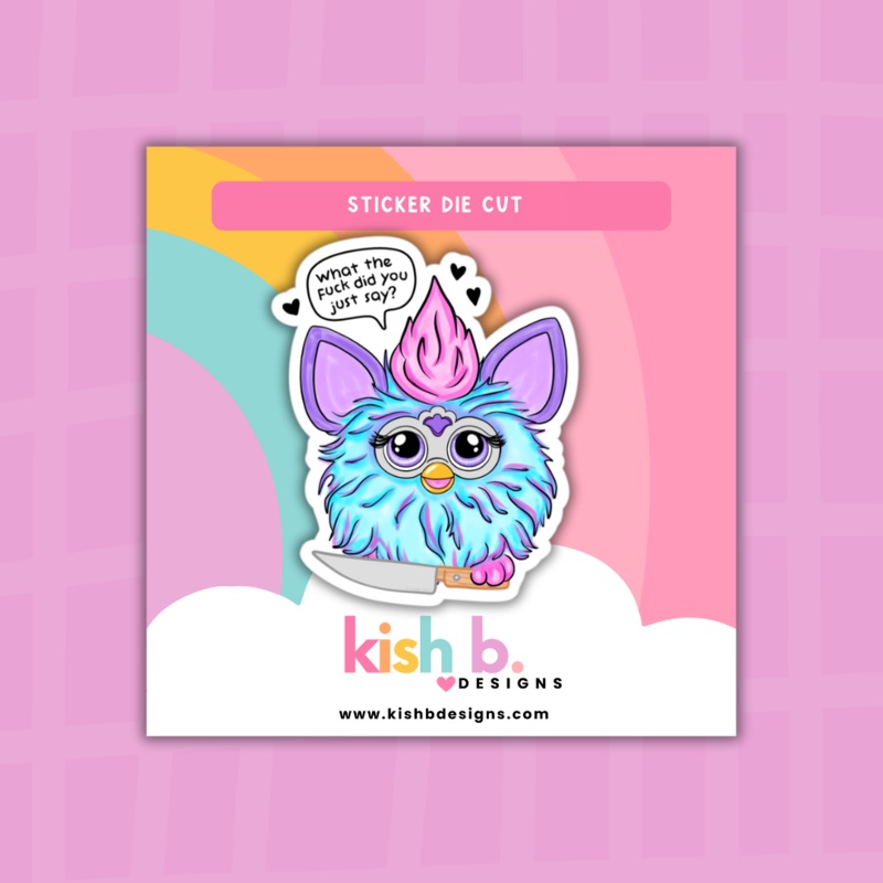 Sassy Furby| Sticker Die Cut (ONLINE ORDER ONLY)