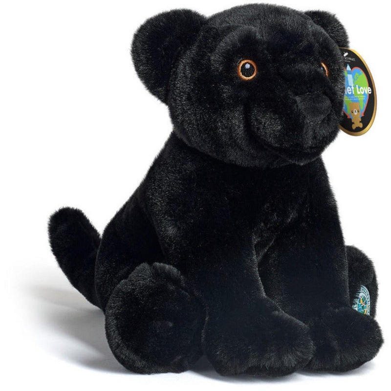 10 Planet Love Recycled Bottle Toy Plush Black Panther
